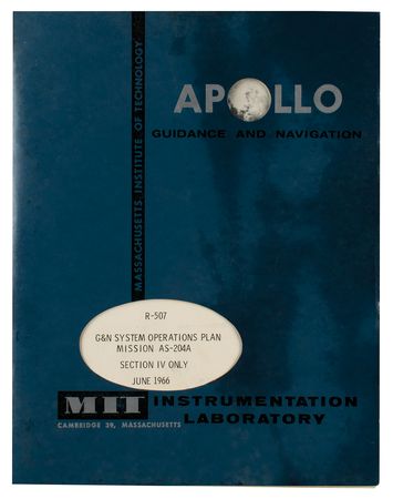 Lot #7184 Apollo 1 (AS-204A) Guidance and