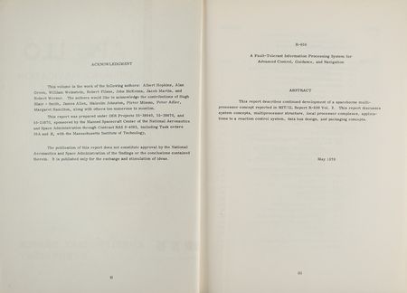 Lot #7155 Apollo Guidance, Navigation and Control Fault-Tolerant Computer Report - Image 2