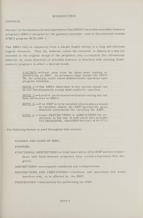 Lot #7606 Skylab CM Guidance System Operations Plan: Erasable Memory Programs - Image 3