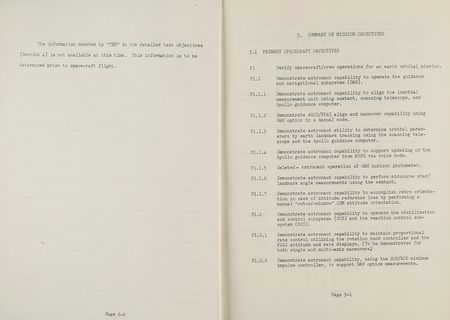 Lot #7175 Apollo 1 (AS-204A) Mission Requirements Report - Image 3