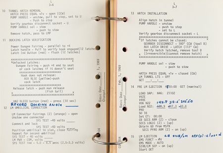 Lot #7234 Apollo 9 CSM Flight Crew Abbreviated Checklist - Image 3