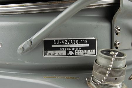 Lot #7763 Litton Astrotracker SU-42/ASQ-119 Astrocompass - Image 7