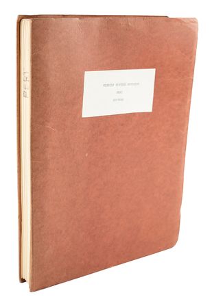 Lot #7167 Raytheon PERT Systems: Missile Systems Division Manual - Image 1