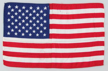 Lot #7276 Apollo 11 Lunar Surface Flown American Flag - Image 1