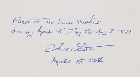Lot #7901 Dave Scott's Apollo 15 Flown LM Timeline Book - Image 2