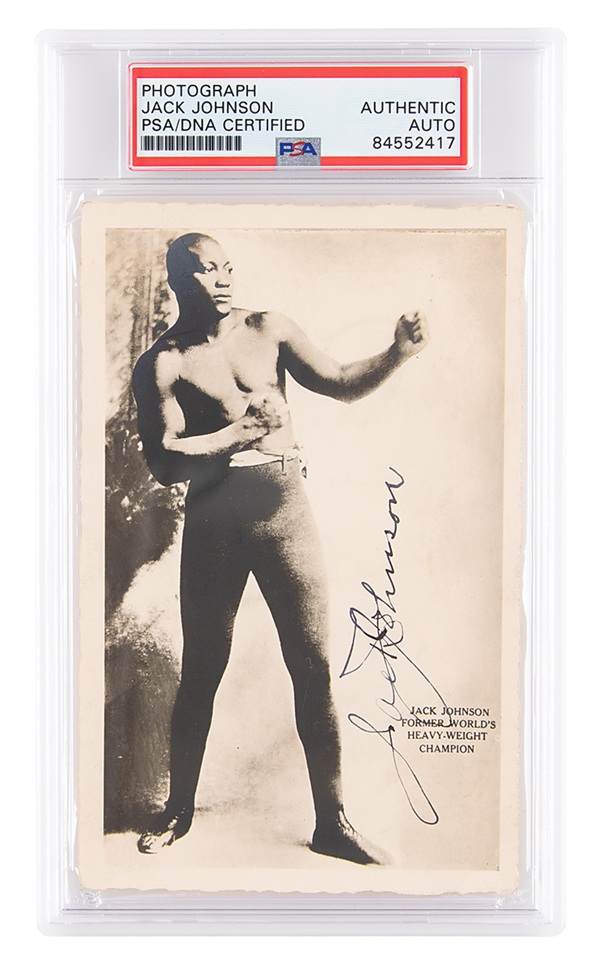 ジャック・ジョンソン直筆サイン入り超大型写真…Jack Johnson Jack Johnson Signed Photograph | RR Auction