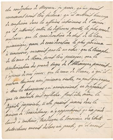 Lot #242 Emmanuel Marie Louis de Noailles Handwritten Letter Signed - Image 3