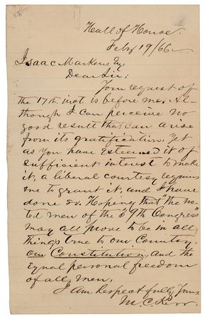 Lot #213 Michael C. Kerr: 