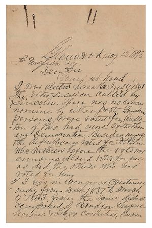 Lot #195 Galusha A. Grow: 