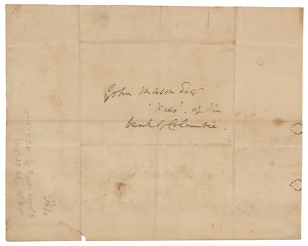 Lot #317 Benjamin Stoddert Autograph Letter Signed - Image 2