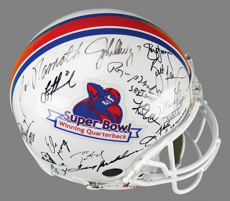 Lot #724 NFL Super Bowl Quarterbacks (29)