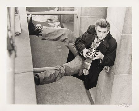 Lot #622 James Dean Original Photographic Print by Roy Schatt - Image 1