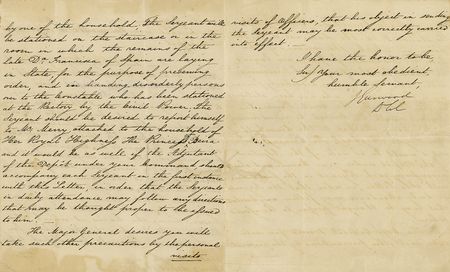 Lot #308 John Gurwood Letter Signed - Image 2