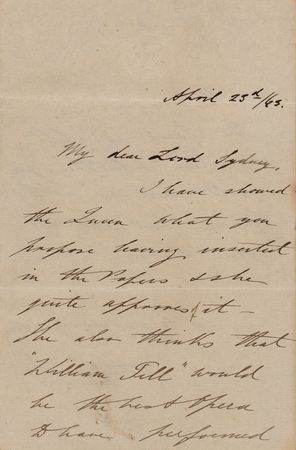 Lot #215 King Edward VII: On Queen Victoria's preferred show: 