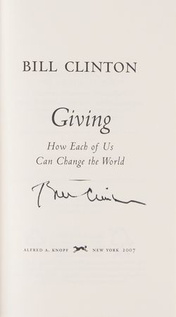 Lot #40 Bill Clinton Signed Book - Image 2