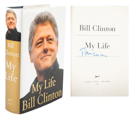 Lot #41 Bill Clinton Signed Book - Image 1