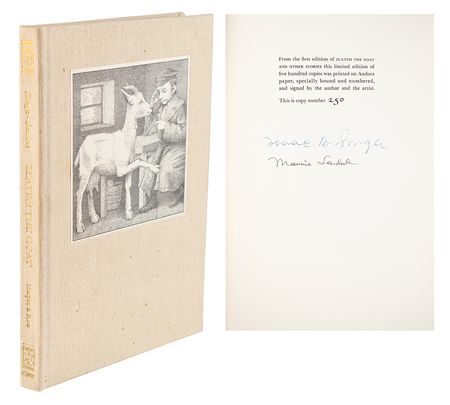 Lot #475 Maurice Sendak and Isaac Bashevis Singer Signed Book - Image 1