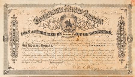 Lot #303 Confederate Loan Bond (1864) - Image 2