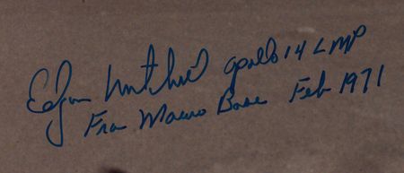 Lot #369 Edgar Mitchell Signed Photograph - Image 2