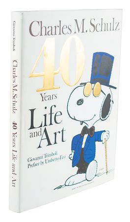 Lot #425 Charles Schulz Signed Book with Snoopy Sketch - Image 3