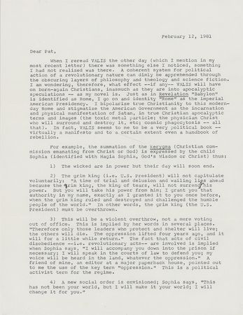 Lot #434 Philip K. Dick: 