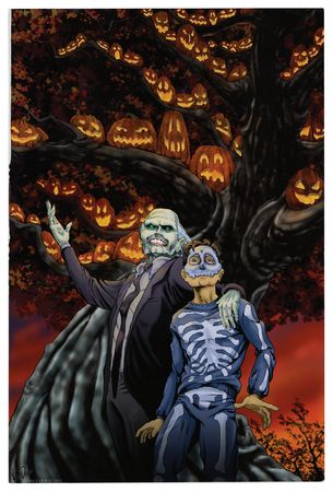 Lot #447 Ray Bradbury Signed Sketch - Image 2