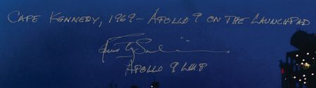 Lot #375 Rusty Schweickart Signed Oversized Photograph - Image 2