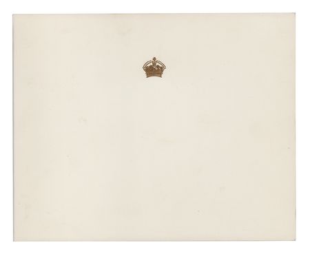 Lot #182 Elizabeth, Queen Mother Signed Christmas Card (1981) - Image 2