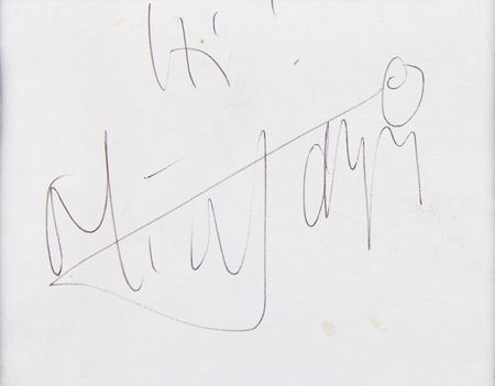 Lot #576 Rolling Stones: Mick Jagger Signature - Image 2