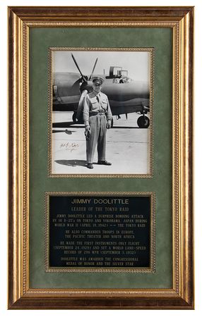 Lot #304 James H. Doolittle Signed Photograph - Image 1