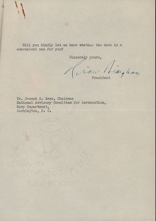 Lot #161 Hiram Bingham III (2) Typed Letters Signed - Image 3