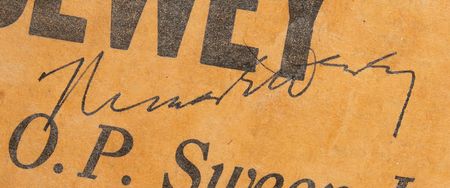 Lot #12 Harry S. Truman and Thomas E. Dewey Signed Newspaper - Image 4
