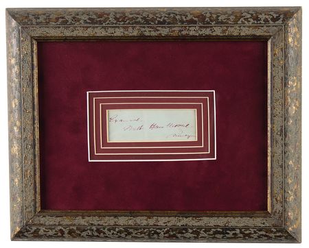 Lot #458 Nathaniel Hawthorne Signature - Image 2