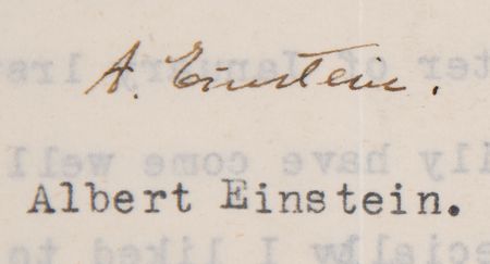 Lot #106 Albert Einstein: Einstein in the aftermath of WWII: 