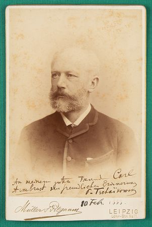Lot #508 Pyotr Ilyich Tchaikovsky Signed Photograph - Image 1
