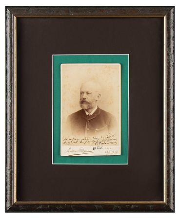 Lot #508 Pyotr Ilyich Tchaikovsky Signed Photograph - Image 2