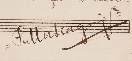 Lot #499 Pietro Mascagni Autograph Musical Quotation Signed - Image 2