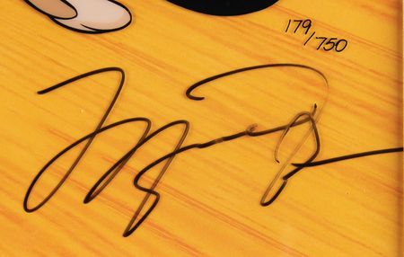 Lot #723 Michael Jordan Signed Limited Edition Space Jam Cel: 'Tune Squad' - Image 3