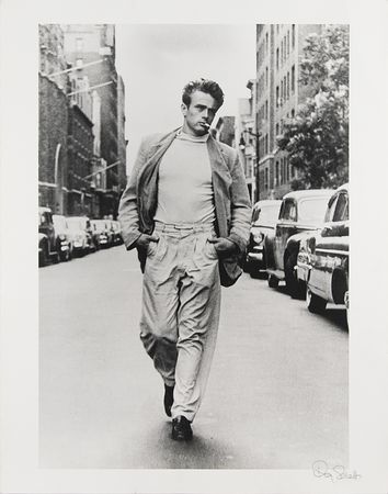 Lot #624 James Dean Original Photographic Print by Roy Schatt - Image 1