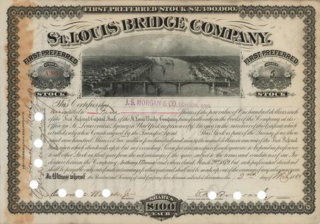 Lot #99 J. Pierpont Morgan Document Signed - Image 1