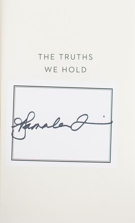 Lot #52 Kamala Harris Signed Book - Image 2