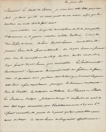 Lot #300 Napoleon Letter Signed - Image 1