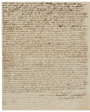 Lot #328 Joseph-Michel Montgolfier Autograph Letter Signed - Image 2