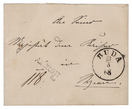 Lot #181 Elisabeth, Empress of Austria Hand-Addressed Envelope - Image 1