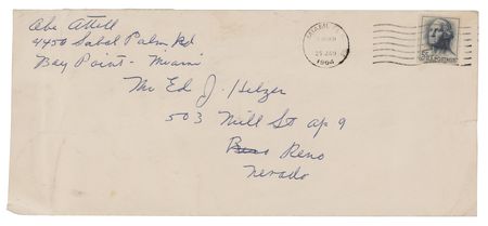 Lot #728 Abe Atell Letter Signed - Image 2