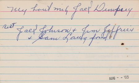 Lot #761 Edward 'Gunboat' Smith Signature - Image 2