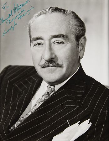 Lot #664 Adolphe Menjou Signed Photograph - Image 1