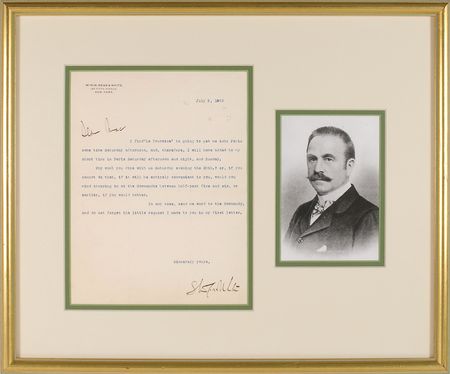 Lot #405 Stanford White Typed Letter Signed
