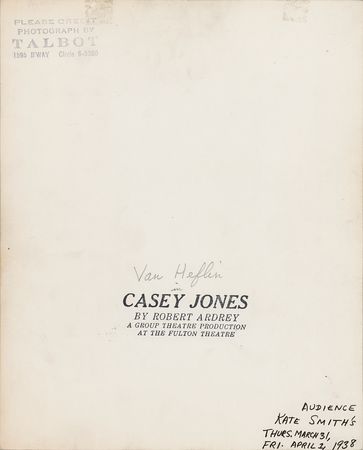 Lot #642 Van Heflin Signed Photograph - Image 2