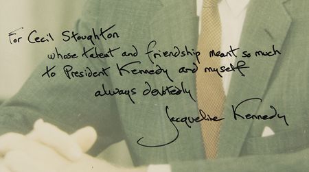 Lot #14 Jacqueline Kennedy Signed Photograph - Image 2